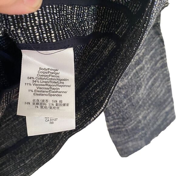 DKNY tweed Linen blend dress blazer slide closer size 10 - Picture 6 of 8